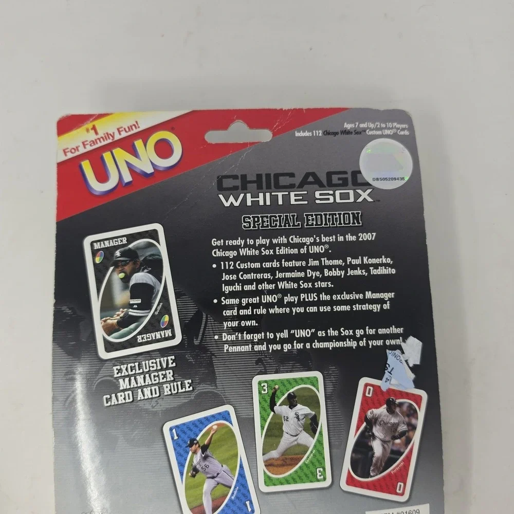 Chicago White Sox Special Edition Uno 2007 Sababa Toys NIP Factory Sealed